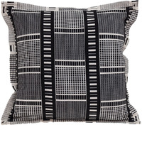 Parkland Collection Tamara Transitional Black Throw Pillow