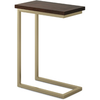 Skyler SOLID MANGO WOOD & Metal 18 in Wide Rectangle C Side Table