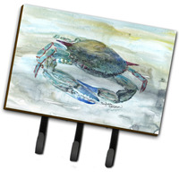 Blue Crab Watercolor Leash or Key Holder SC2003TH68