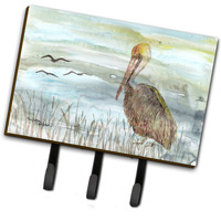 Brown Pelican Watercolor Leash or Key Holder SC2009TH68