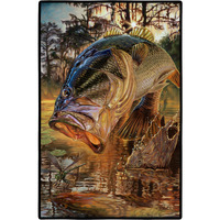 Dragon Slayer Largemouth Bass Indoor or Outdoor Mat 24x36 JMA2002JMAT