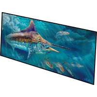 Liquid Metal Black Marlin Indoor or Outdoor Runner Mat 28x58 JMA2005HRM2858