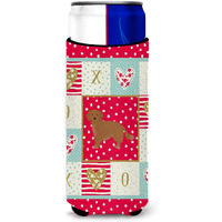 Small Greek Domestic Dog Love Ultra Hugger for slim cans CK5895MUK