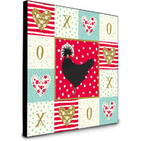 Polish Poland Chicken Love Artwork Wall Panel CK5261UP88