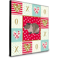 Skinny Guinea Pig Love Artwork Wall Panel CK5435UP88