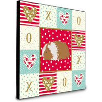 Texel Guinea Pig Love Artwork Wall Panel CK5437UP88