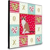 Snowshoe #2 Cat Love Artwork Wall Panel CK5792UP88
