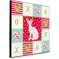 Sphynx Cat Love Artwork Wall Panel CK5794UP88
