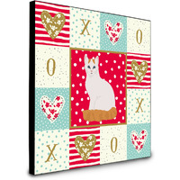 Turkish Van Cat Love Artwork Wall Panel CK5802UP88