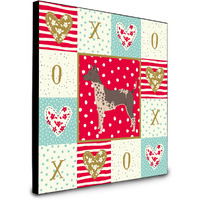 American Hairless Terrier Love Artwork Wall Panel CK5904UP88