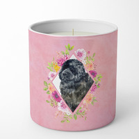Newfoundland Pink Flowers 10 oz Decorative Soy Candle CK4163CDL