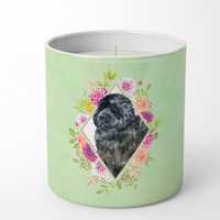 Newfoundland Green Flowers 10 oz Decorative Soy Candle CK4323CDL