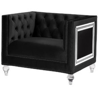 Chair, Black Velvet