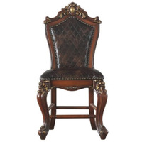 Counter Height Chair (Set-2), Cherry Oak & PU