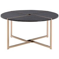 Coffee Table, Black & Champagne