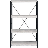 Bookshelf, Antique White & Black