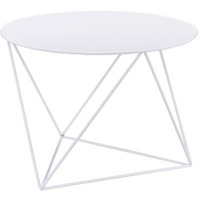 Accent Table, White Finish