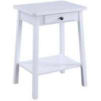 Accent Table, White Finish