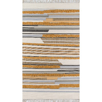 Novogratz Indio IND-6 Mustard Feliz 2'3" X 7'10" Runner