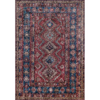 Momeni Karachi KAR-1 Burgundy  2' X 3'