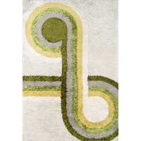 Novogratz Retro RET-3 Green Bullseye 2' X 3'