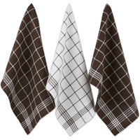 J&M Mocha Waffle Weave Dishtowel (Set of 6)