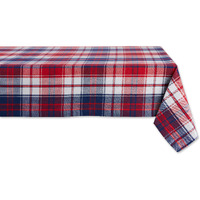 DII Americana Plaid Tablecloth