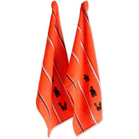 DII Haunted Houses Embroidered Dishtowel (Set of 2)