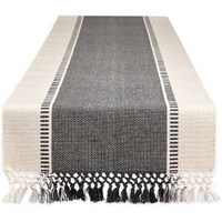 DII Mineral Dobby Stripe Table Runner 13x72