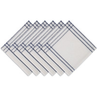 DII Home Sweet Farmhouse Kitchen Textiles, 20x20", French Blue, 6 Pieces