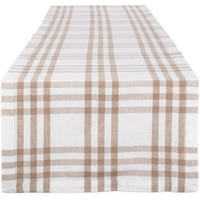 DII Stone Farm To Table Check Table Runner 14x72