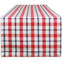 DII American Plaid Table Runner 14x108