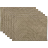 DII Stone Tonal Lattice Print Outdoor  Placemat (Set of 6)