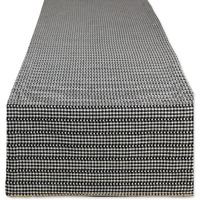 DII Black Farmhouse Gingham Table Runner