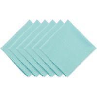 DII Solid Light Aqua Napkin (Set of 6)