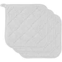 White Terry Potholder (Set 3)