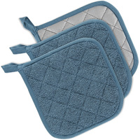 Storm Blue Terry Potholder (Set 3)