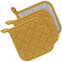Honey Gold Terry Potholder (Set 3)