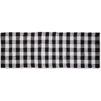 DII Black & White Buffalo Check Rag Rug 2ft 3inx6ft