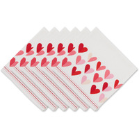 DII Two Hearts Print Napkin (Set of 6)
