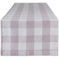 DII Dusty Lilac Buffalo Check Table Runner