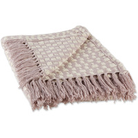 DII Dusty Lilac Urban Check Throw