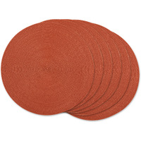 SPICE ROUND PP WOVEN PLACEMAT SET/6