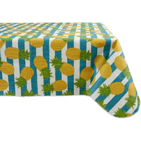 J&M Pineapple Vinyl Tablecloth 60x102
