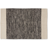 DII Black Variegated Border Hand-Loomed Rug 2x3 Ft