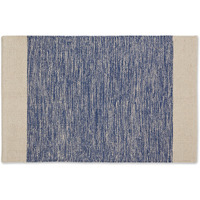 DII French Blue Variegated Border Hand-Loomed Rug 2x3 Ft