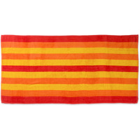 J&M Cabana Orange Stripe Beach Towel
