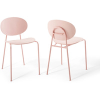 Palette Dining Side Chair Set of 2 Pink