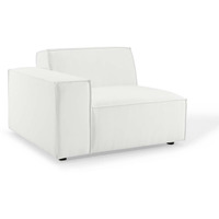 Restore Left-Arm Sectional Sofa Chair White