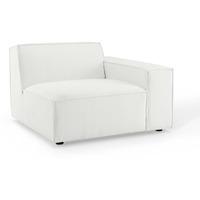 Restore Right-Arm Sectional Sofa Chair White